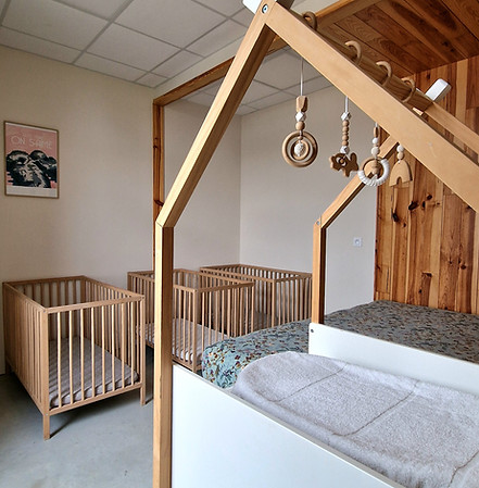 nurseriel'espace nurserie pour accueillir les siestes pour les plus petits
