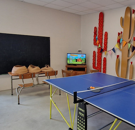 l'espace salle de jeux