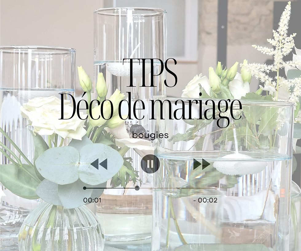 décoration de mariage conseils pour utiliser des bougies et chandelles à son mariage