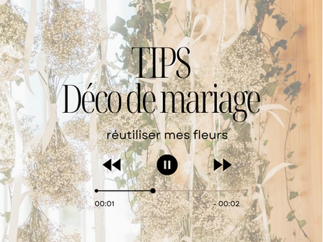 organisation de mariage : que faire des fleurs après le mariage ? 