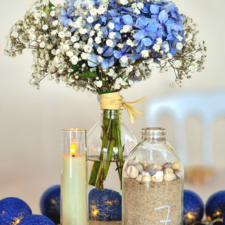 centre de table bluetheme