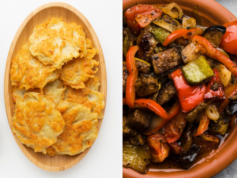 Escalope milanaise et ratatouille