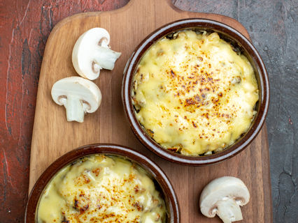 Gratin de Champignons et de Cabillaud