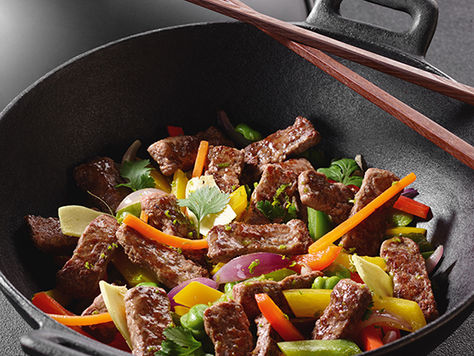 Wok de bœuf aux légumes