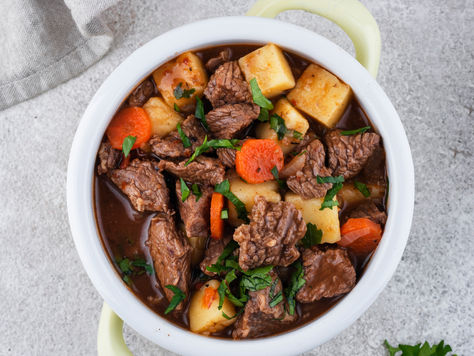 Joues de porc au jus de pomme