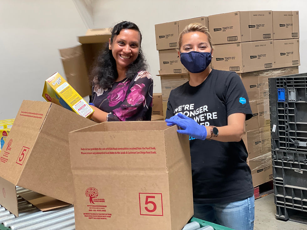 Volunteer at the San Diego Food Bank