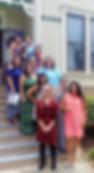 A group of women at a Saturday afternoon tea