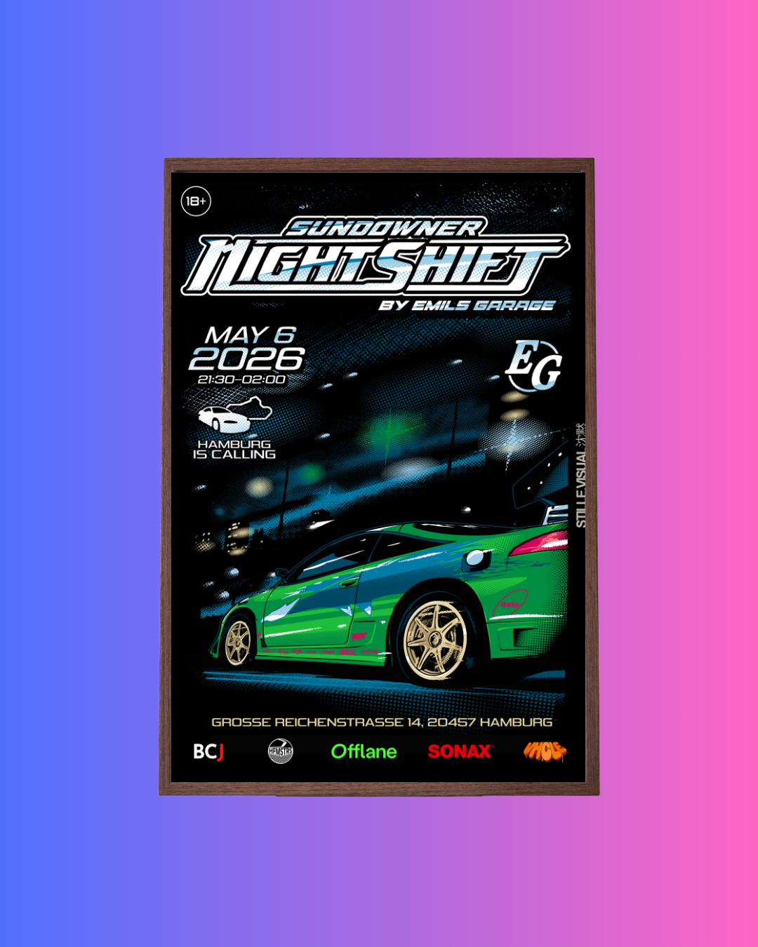SUNDOWNER NIGHT SHIFT OFFICIAL PRINT