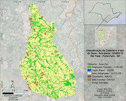 Mapa de uso e ocupação do solo