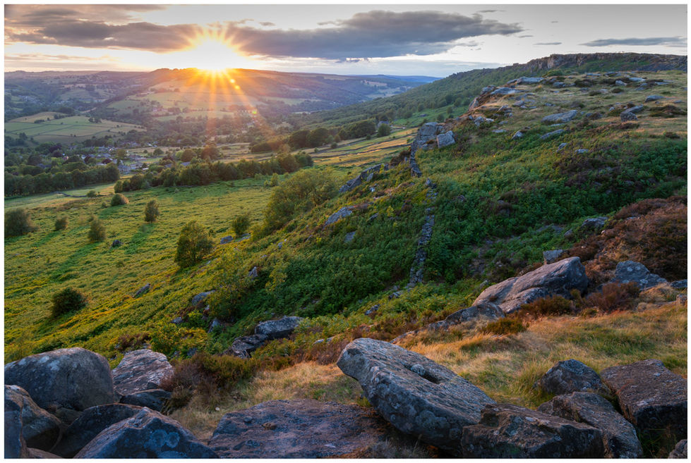 Baslow Edge Sunset