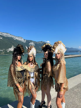 danseuses sur des musiques house / tribal