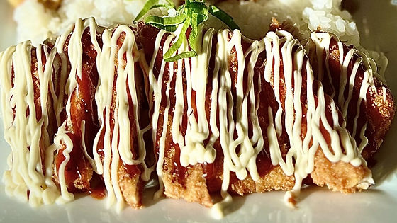 Chicken Katsu on Rice with slaw