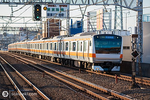 中央本線_高円寺駅_上り列車