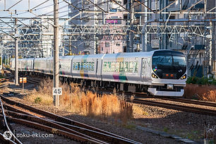 中央本線_立川駅_下り列車