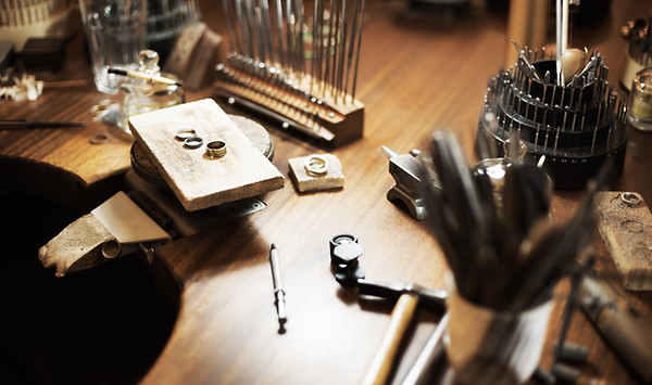 Goldsmith's workbench