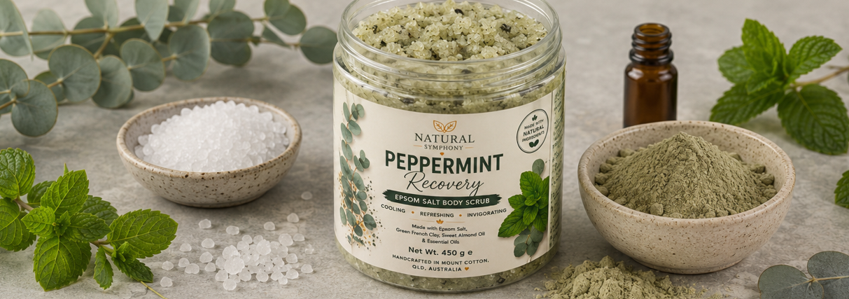 Peppermint Recovery Epsom Salt Body Scrub