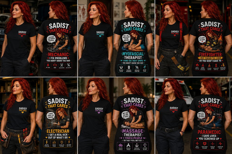 Miniaturebillede: Sadist That Cares™ – Profession Series Hoodies