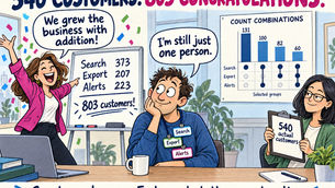 Beyond bar charts, Part III: When your customer groups overlap