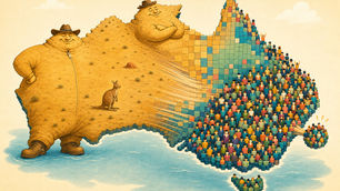When Geography Lies: Measuring Australia’s Population Imbalance with popgrid