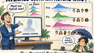Beyond bar charts, Part II: The customers hiding behind the average