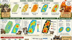 From Simple Points to Angry Red Blobs: Kernel Density Mapping in Python