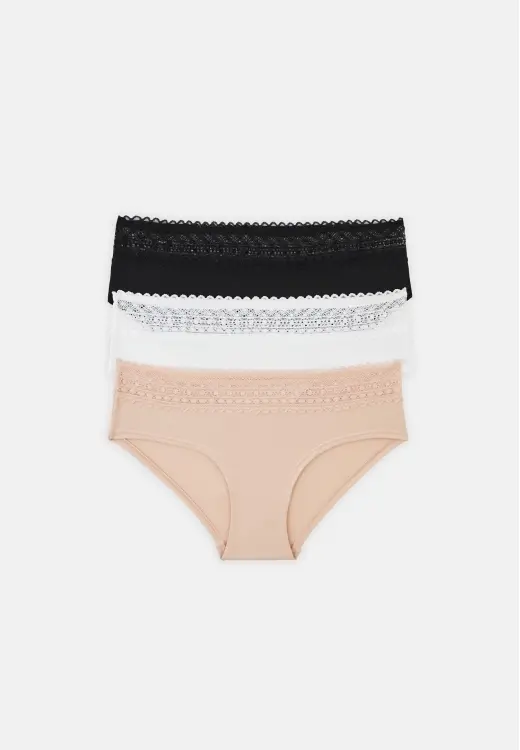 Lot de culottes microfibre et dentelle.webp
