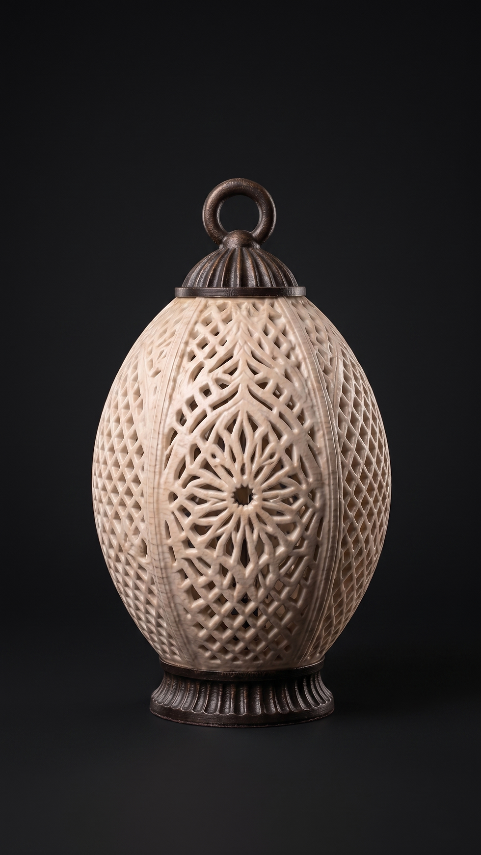 Thumbnail: Detailed lattice structure of Oculus Architectural Tea Light Lantern