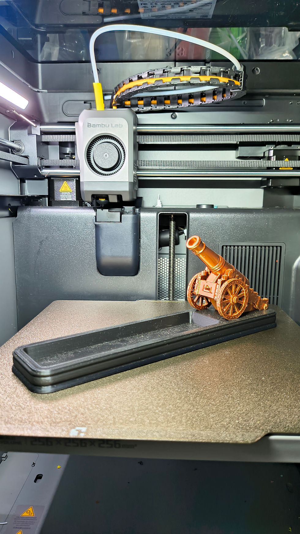 Thumbnail: Canon Mist 3D printed incense holder displayed on a 3D printer