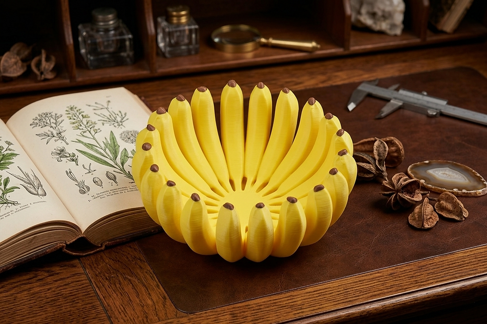Thumbnail: Tropic Bowl banana-inspired organizer displayed on a wooden desk