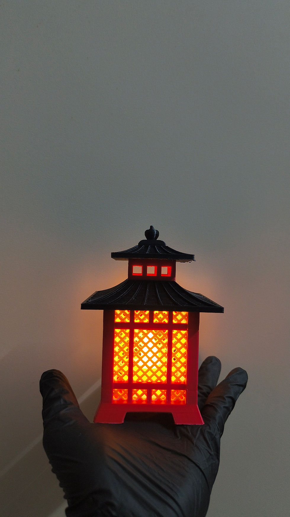 Thumbnail: The Pagoda 3D printed tealight holder held by hand