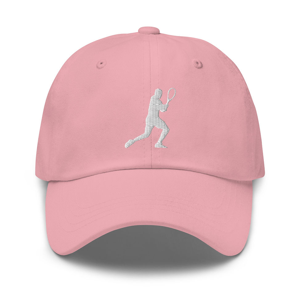 Thumbnail: Carlos Alcaraz Tennis White Silhouette Classic Adjustable Hat