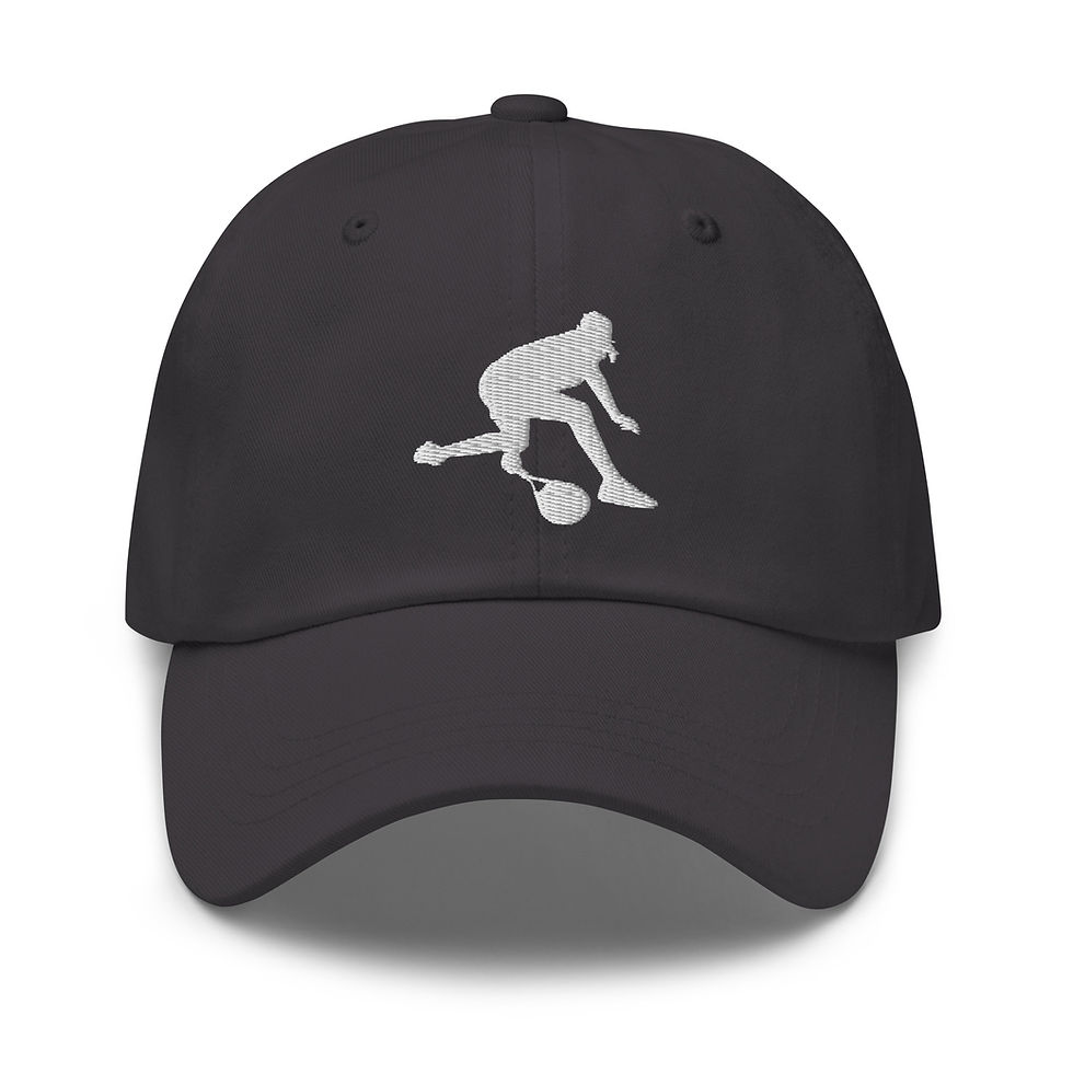 Thumbnail: Stefanos Tsitsipas Tennis White Silhouette Classic Adjustable Hat