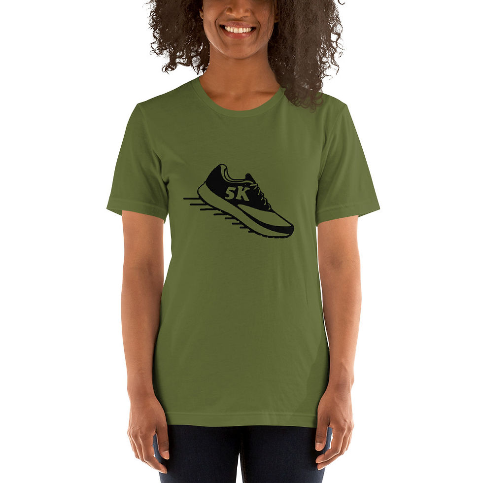 Thumbnail: 5K Running Shoe Unisex Ring-Spun Cotton Short Sleeve Shirt