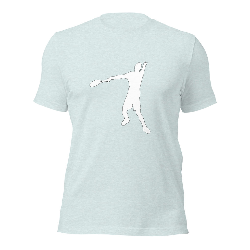 Thumbnail: Andy Murray Tennis White Silhouette Cotton Short Sleeve Shirt
