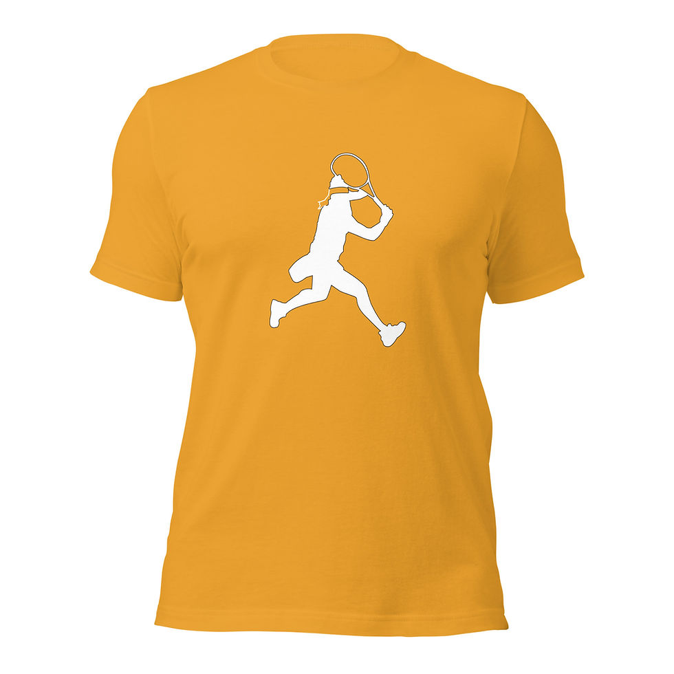 Thumbnail: Ons Jabeur Tennis White Silhouette Unisex Cotton Short Sleeve Shirt