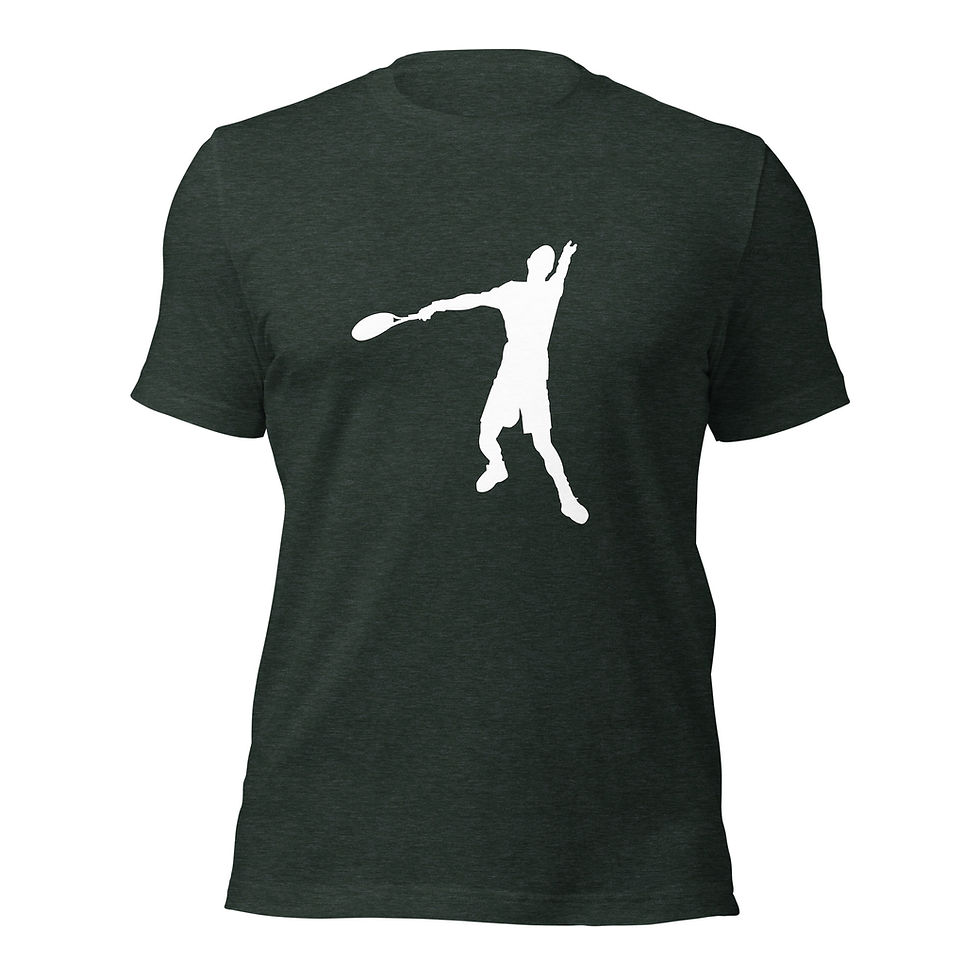 Thumbnail: Andy Murray Tennis White Silhouette Cotton Short Sleeve Shirt