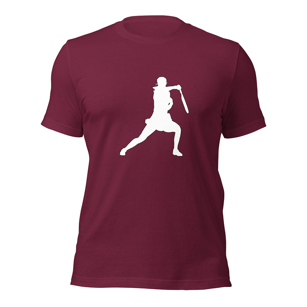 Thumbnail: Paula Badosa Tennis White Silhouette Unisex Cotton Short Sleeve Shirt