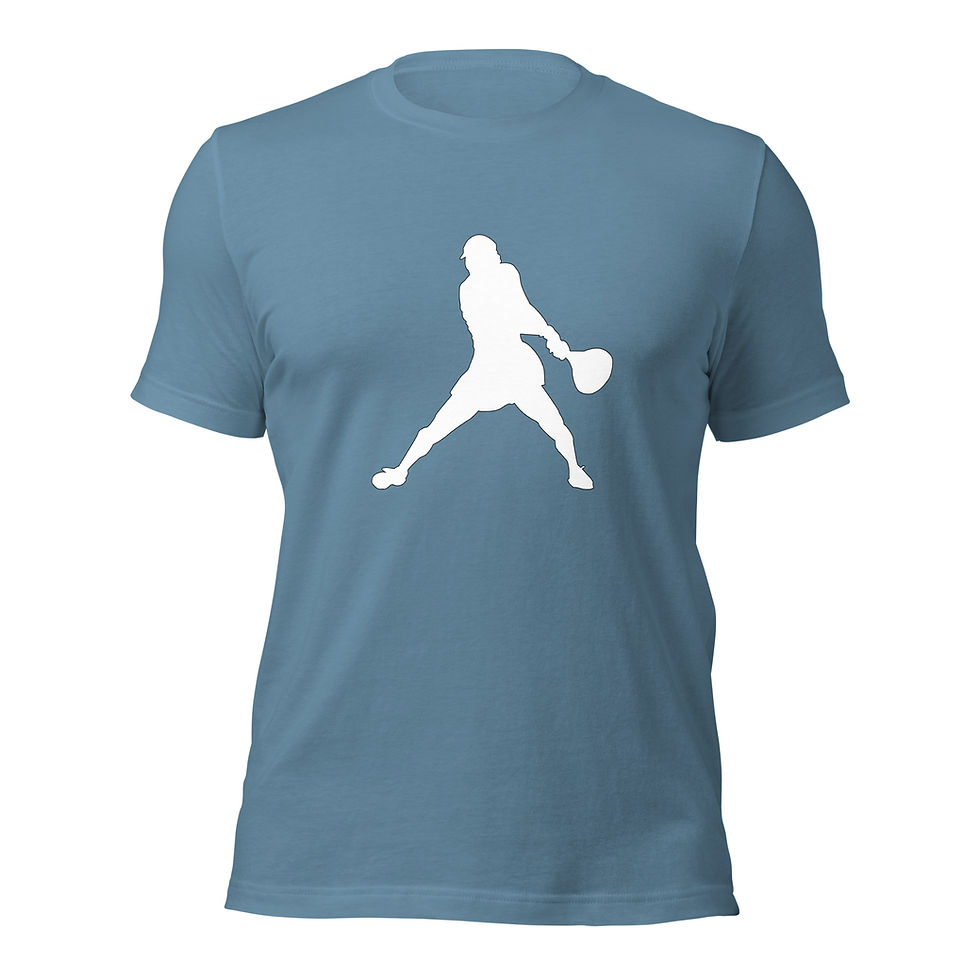 Thumbnail: Emma Raducanu Tennis White Silhouette Unisex Cotton Short Sleeve Shirt