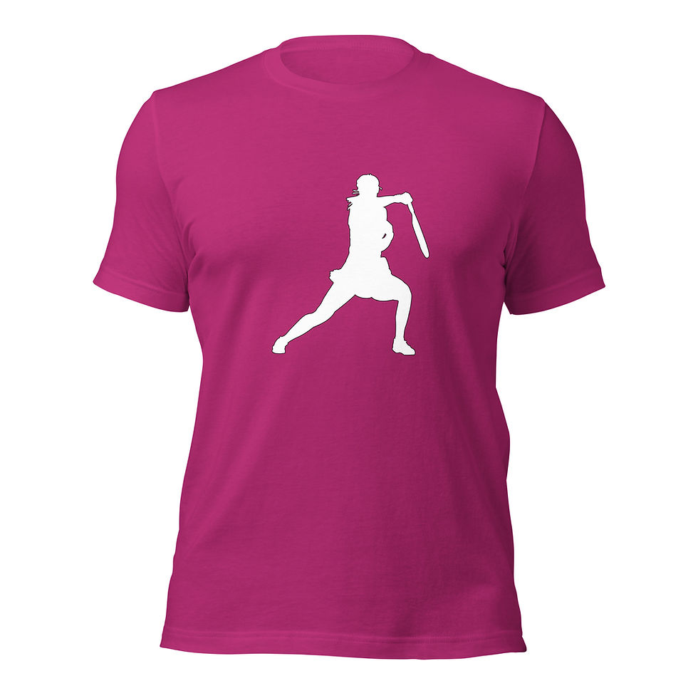 Thumbnail: Paula Badosa Tennis White Silhouette Unisex Cotton Short Sleeve Shirt