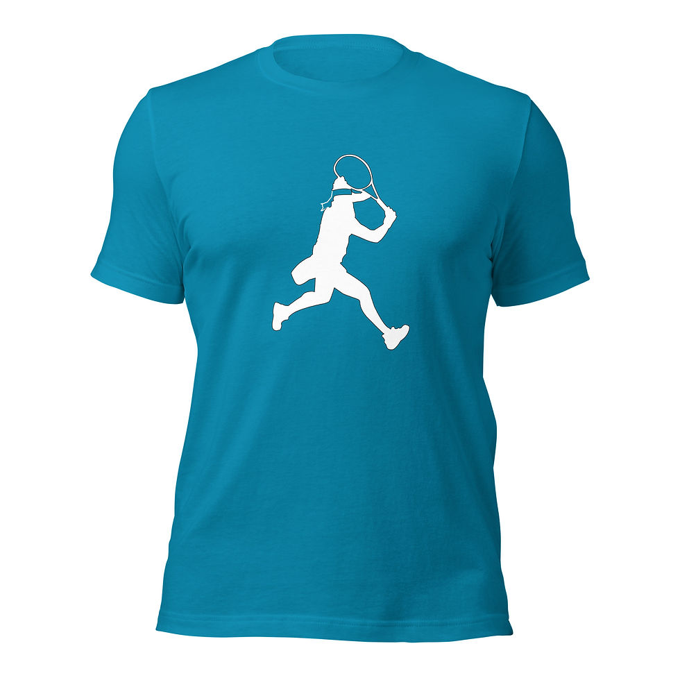 Thumbnail: Ons Jabeur Tennis White Silhouette Unisex Cotton Short Sleeve Shirt