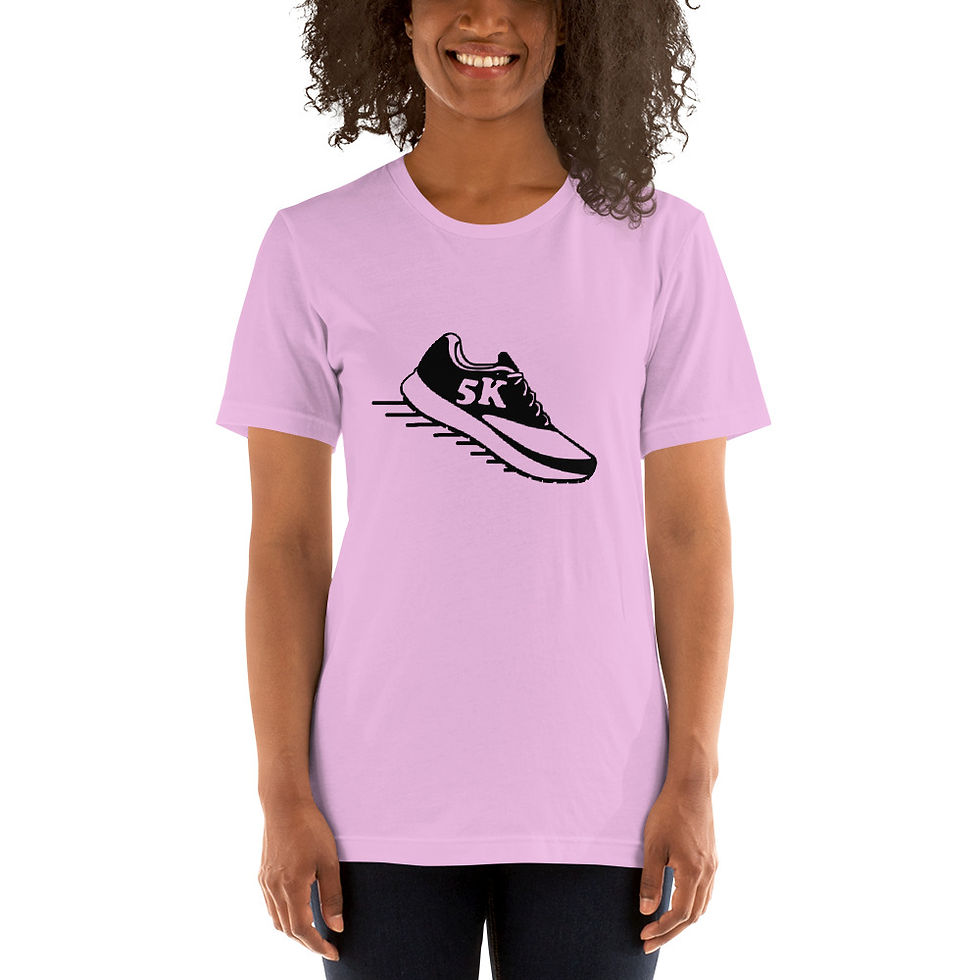 Thumbnail: 5K Running Shoe Unisex Ring-Spun Cotton Short Sleeve Shirt