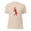 Thumbnail: Federer Tennis Red Silhouette Unisex Cotton Short Sleeve Shirt