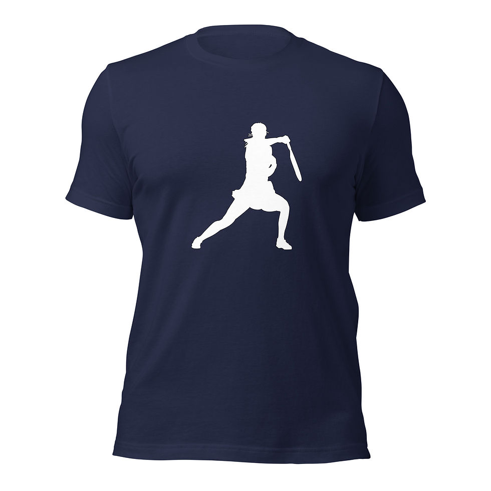 Thumbnail: Paula Badosa Tennis White Silhouette Unisex Cotton Short Sleeve Shirt