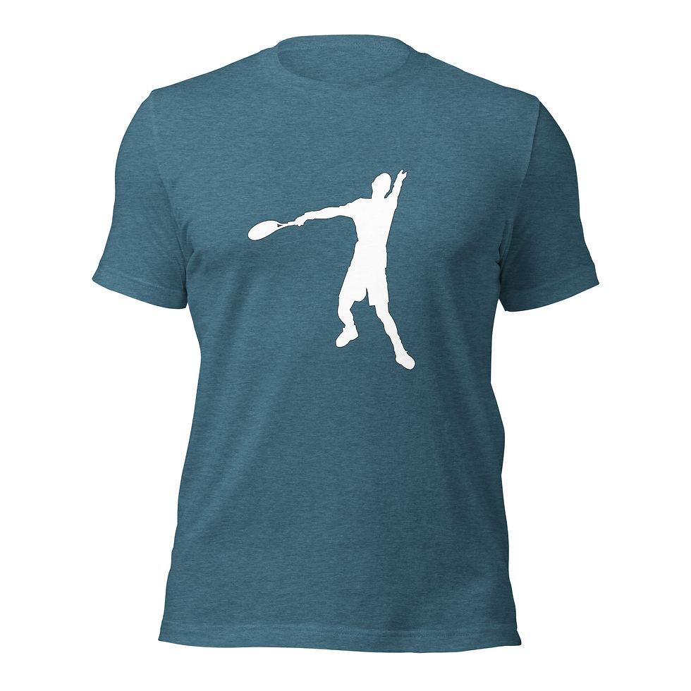 Thumbnail: Andy Murray Tennis White Silhouette Cotton Short Sleeve Shirt