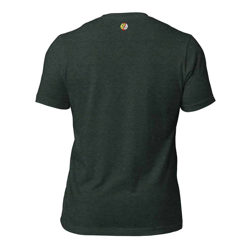 Thumbnail: Rafa Nadal Tennis Green Silhouette Unisex Cotton Short Sleeve Shirt