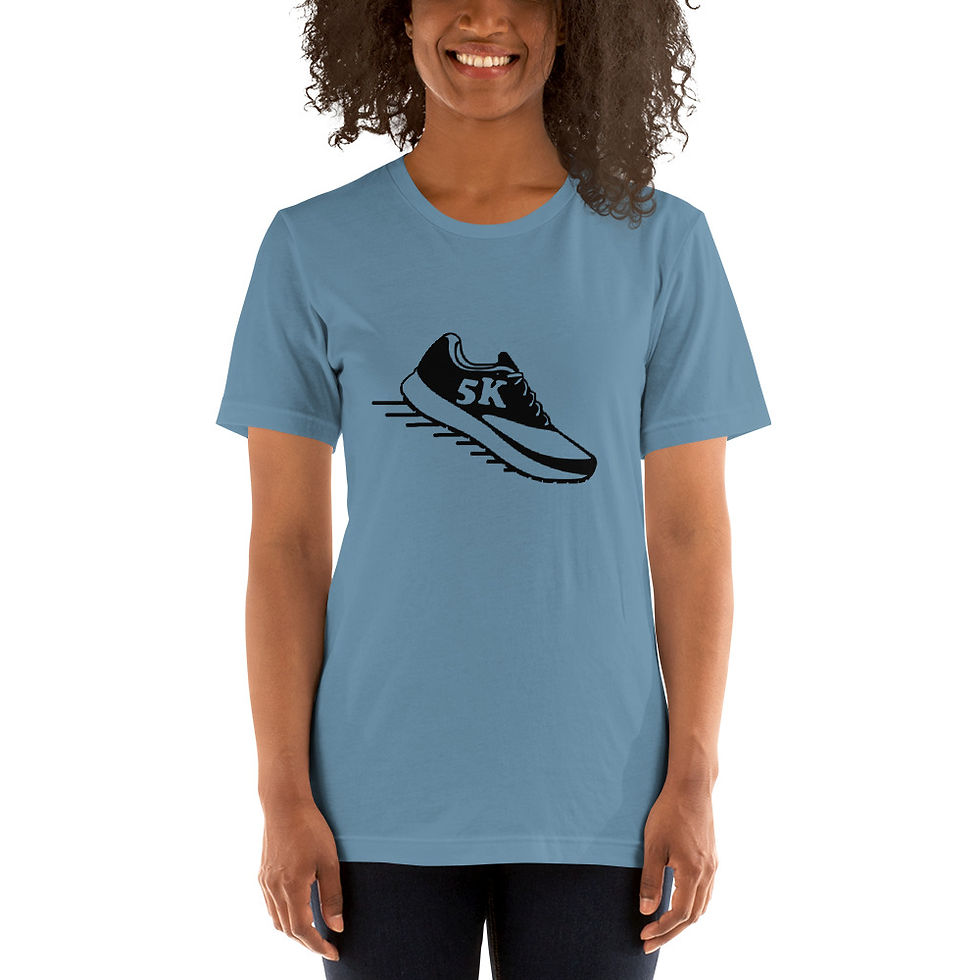 Thumbnail: 5K Running Shoe Unisex Ring-Spun Cotton Short Sleeve Shirt