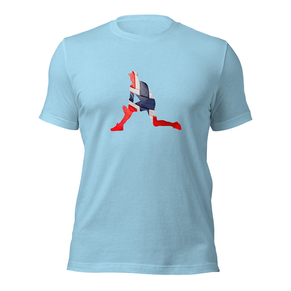 Thumbnail: Casper Ruud Tennis Norway Flag Silhouette Cotton Short Sleeve Shirt