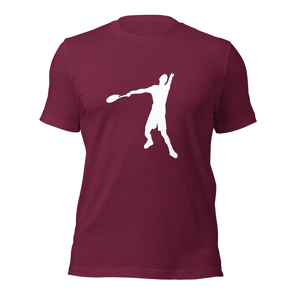 Thumbnail: Andy Murray Tennis White Silhouette Cotton Short Sleeve Shirt