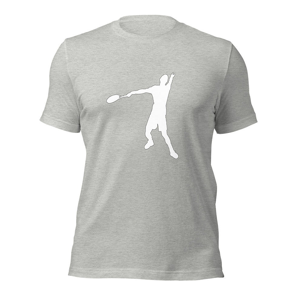 Thumbnail: Andy Murray Tennis White Silhouette Cotton Short Sleeve Shirt