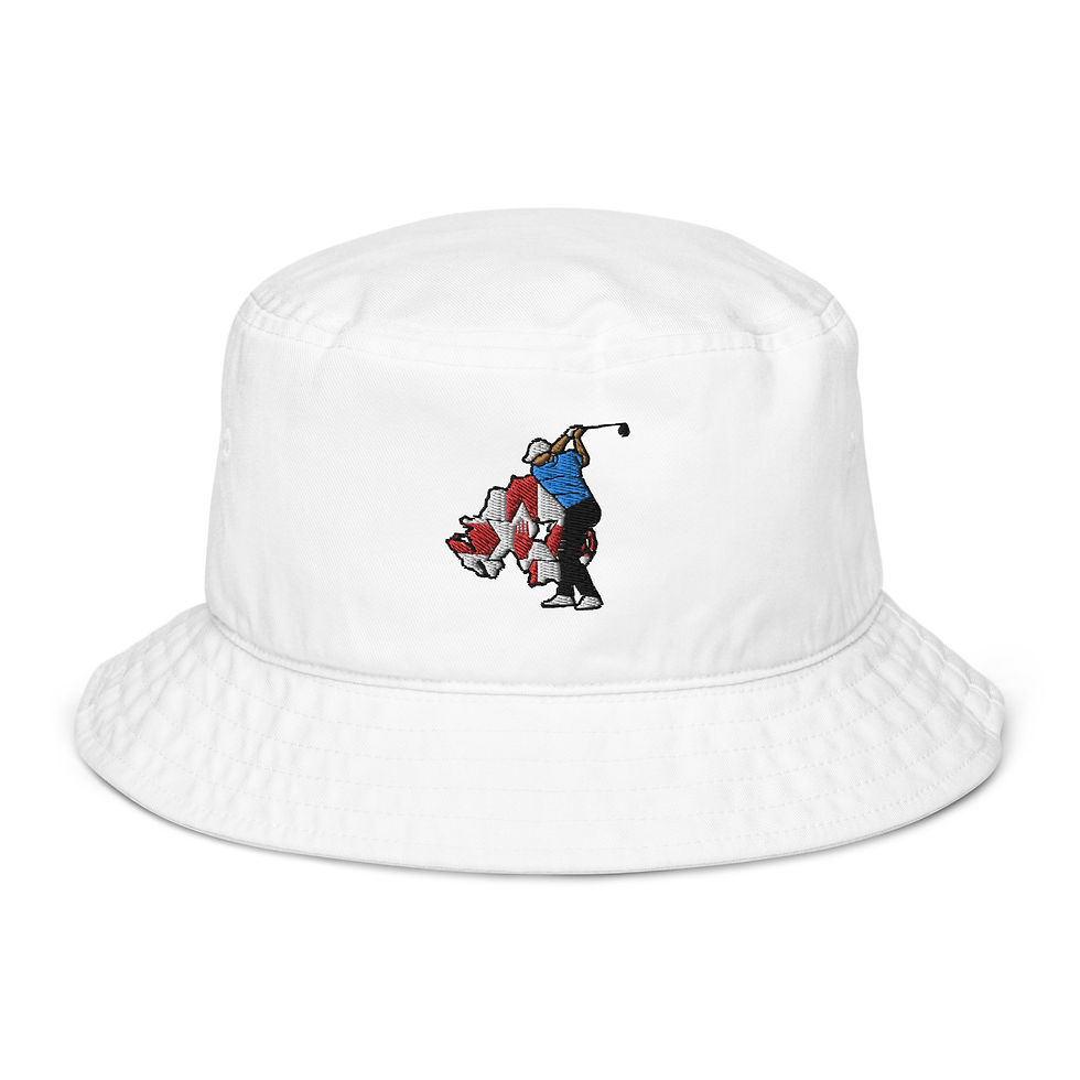 Thumbnail: Rory Mcilroy Golf & Northern Ireland Silhouette Organic Bucket Hat